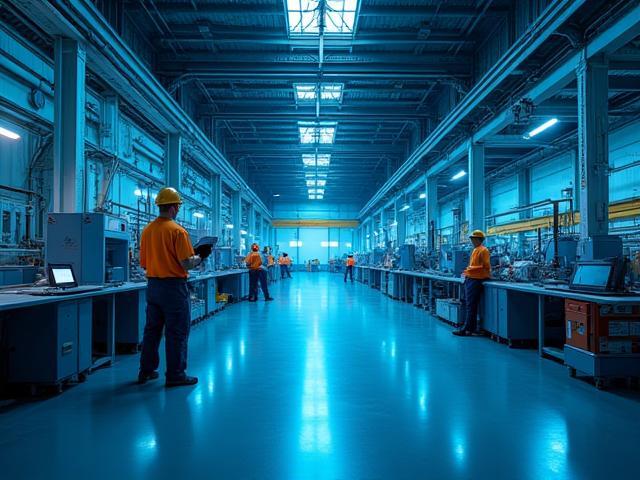 Planta industrial con operaciones digitales optimizadas y reducción de costes